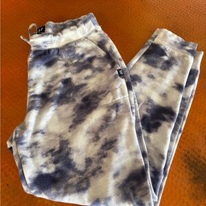GAP Super Soft Fleece Blue Tie-Dye Sweatpants